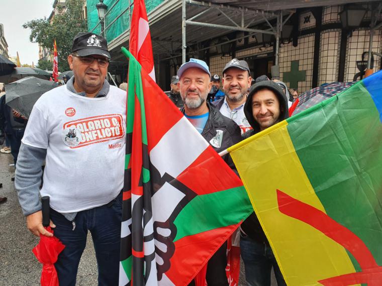 El Comité de apoyo de Abderramán, Mimón y Ouviña denuncia que UGT este 1º de Mayo se ha tenido que traer pagándole a un “caballa de origen musulmán Ceuta” para hacer elecciones sindicales en Melilla