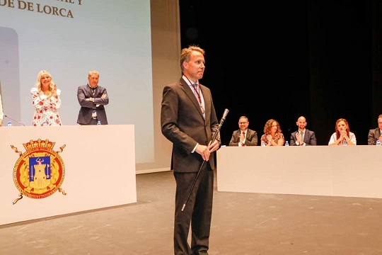 Fulgencio Gil, nuevo Alcalde de Lorca, gobernará en minoría los próximos cuatro años