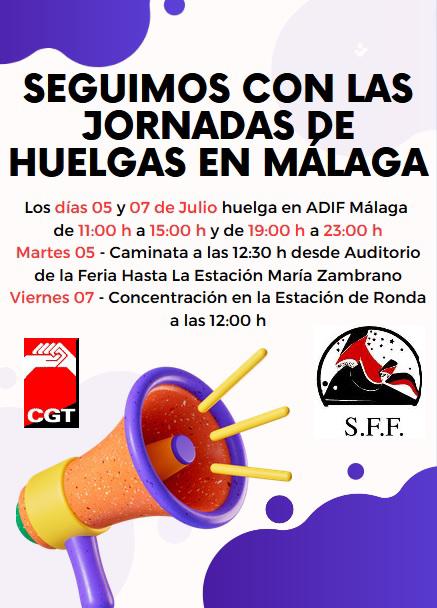 5 de julio, Segunda Jornada de lucha en Malaga contra el cambio climático
