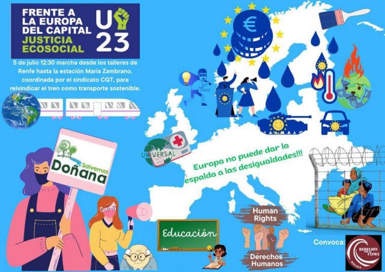 5 de julio, Segunda Jornada de lucha en Malaga contra el cambio climático