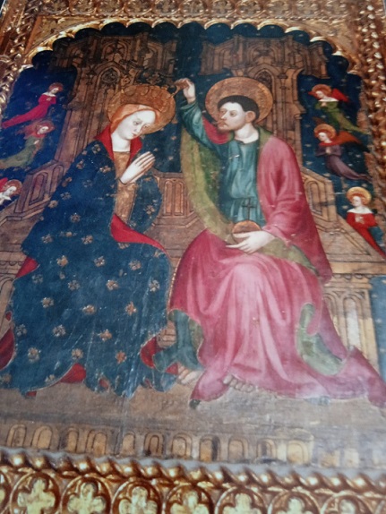 'La Coronación de la Madre de Dios en el retablo de Sant Martí Sarroca', por Pedro Cuesta Escudero autor de El retaule de Sant Martí Sarroca