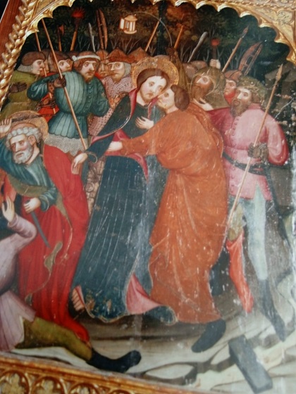 'El Prendimiento del retablo de Sant Martí Sarroca',por Pedro Cuesta Escudero autor del El retaule gòtic de Sant Martí Sarroca