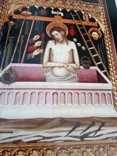 'El Cristo de la Piedad del retablo de Sant Martí Sarroca', por Pedro Cuesta Escudero autor de El retaule gòtic de Sant Martí Sarroca