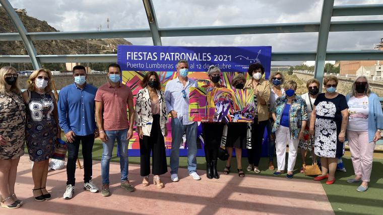 La artista lumbrerense Rosa Piernas es la autora del cartel de las Fiestas Patronales 2021