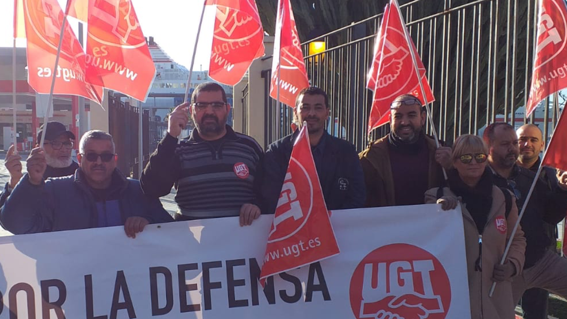 Movilización contra “Caldererías Indálicas” por la persecución sindical contra el Secretario General de UGT-FICA de Melilla
