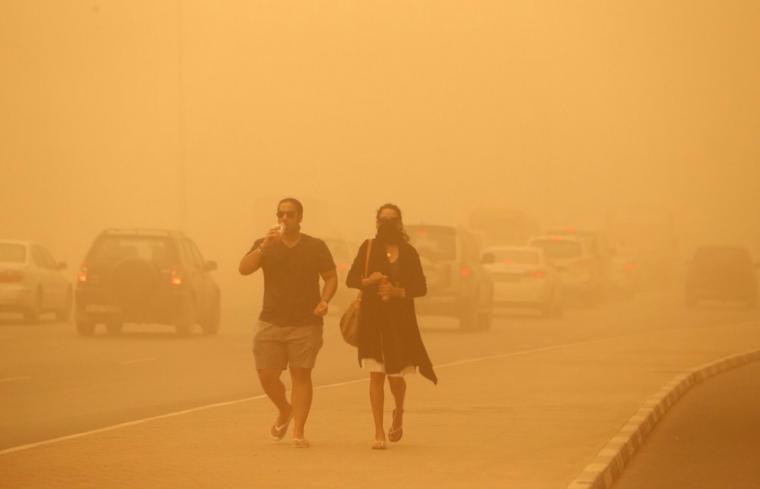 El municipio de Lorca registra un incremento de los niveles de PM10 debido a una fuerte intrusión de polvo sahariano