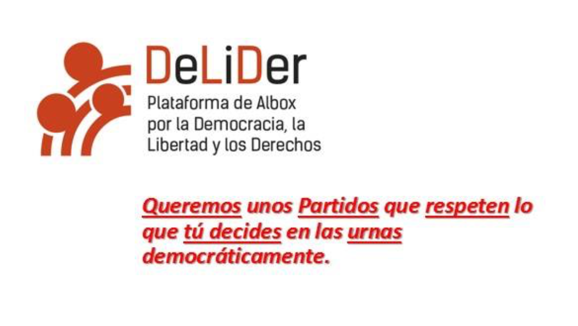 La Presidenta de la Plataforma DeLiDer exige al PP de Albox coherencia y respeto en su campaña “tú decides”