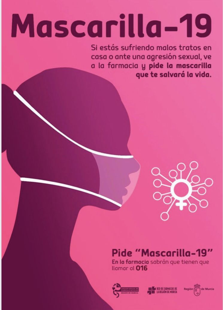 Las farmacias aguileñas se suman a la campaña Mascarilla 19 para ayudar a las posibles víctimas de violencia de género durante el confinamiento