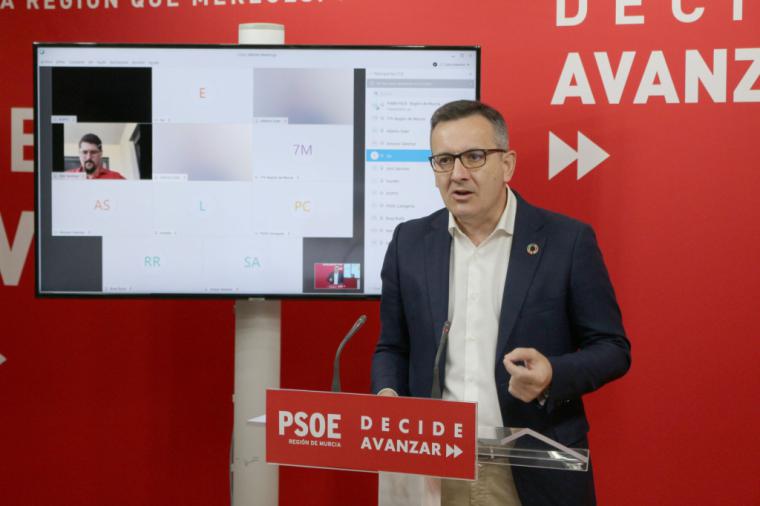 Diego Conesa: “No vamos a estar con la nariz tapada mientras el PP de siempre y el Gobierno de López Miras terminan de pudrir la Región de Murcia”