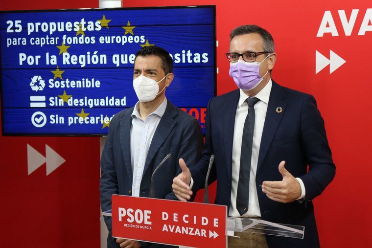 El PSOE propone un pleno monográfico en la Asamblea para consensuar los proyectos regionales financiados con fondos europeos