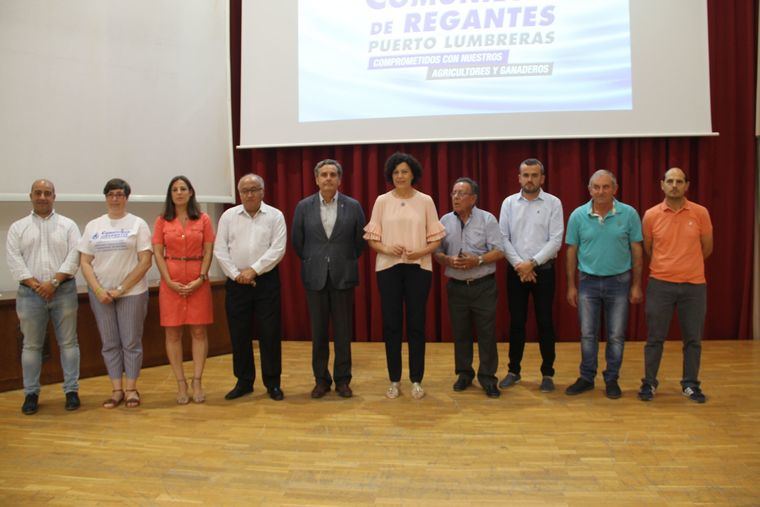 Rueda de prensa de la Comunidad de Regantes de Puerto Lumbreras para presentar las más de 3.200 firmas recogidas en defensa de nuestro sector agrícola y ganadero