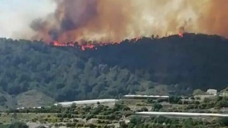 Incendio en Vélez de Benaudalla, por la negligencia de un agricultor