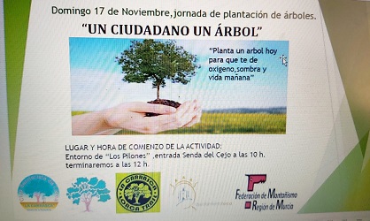 El entorno de Los Pilones acogerá este próximo domingo, 17 de noviembre, una nueva jornada de plantación de árboles 