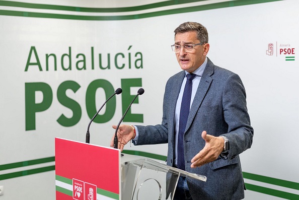 El PSOE insta a Moreno Bonilla a que la Junta se haga cargo de las obras para evitar más pérdidas de agua en Galasa