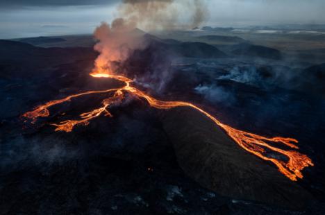 Declarado el estado de emergencia en Islandia por la erupción de un volcán cerca de Grindavik