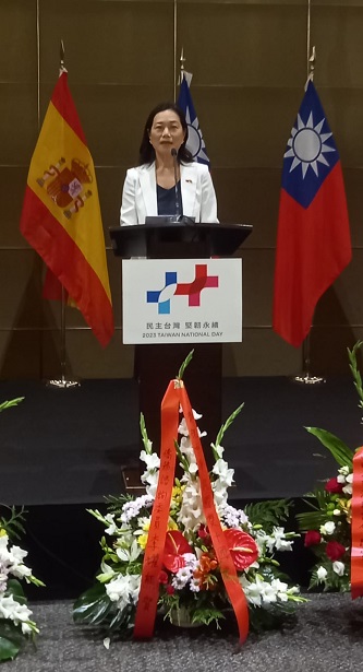 Taiwán celebra en Madrid su Día Nacional y presenta a su nueva embajadora