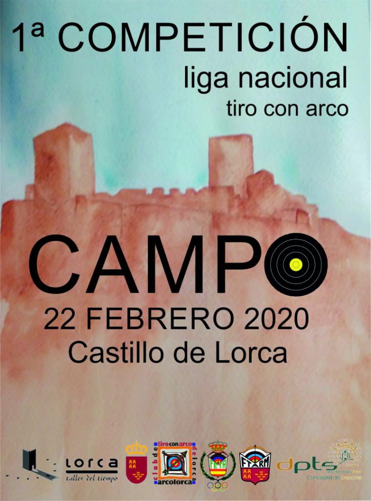 El Castillo de Lorca acogerá, este próximo sábado 22 de Febrero, la primera jornada de la Liga Nacional de Tiro con Arco en la disciplina de Campo
