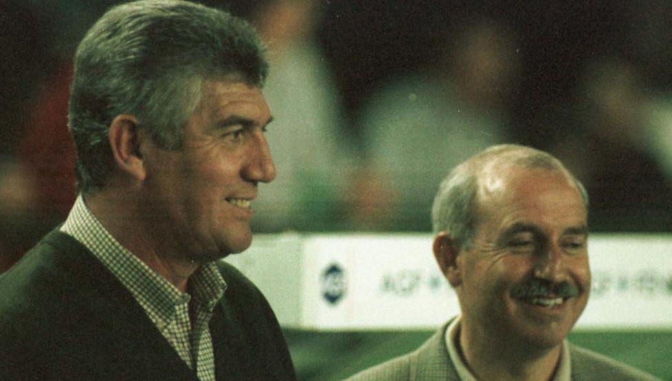 Rogelio Sosa y Serra Ferrer, en los años 90.