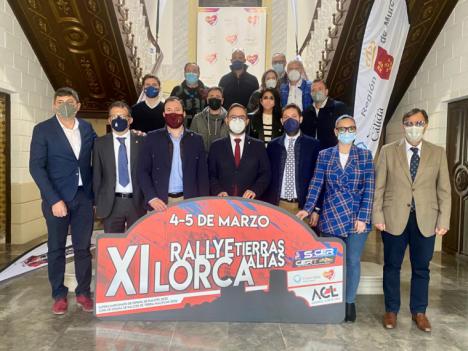 Lorca acogerá el 5 y 6 de Marzo el XI Rallye Tierras Altas que contará con un total de 77 equipos entre los que estarán los mejores pilotos del panorama nacional