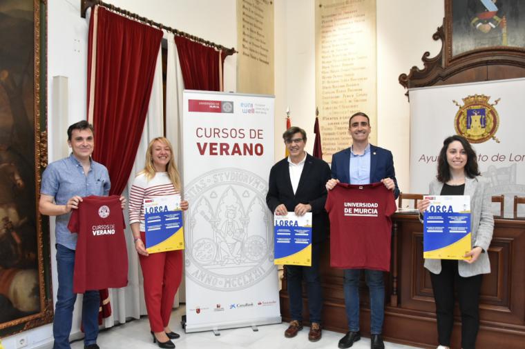 Lorca acogerá cuatro cursos de verano de la Universidad de Murcia cuyas sedes serán la Facultad de Ciencias Sociosanitarias del Campus, el Centro Cultural, el Museo Arqueológico y el Castillo