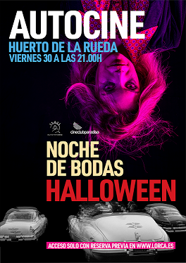 El Ayuntamiento de Lorca organiza para la ‘Noche de Brujas’ un espectáculo teatral de terror en el Huerto Ruano y una sesión de autocine en el Huerto de la Rueda