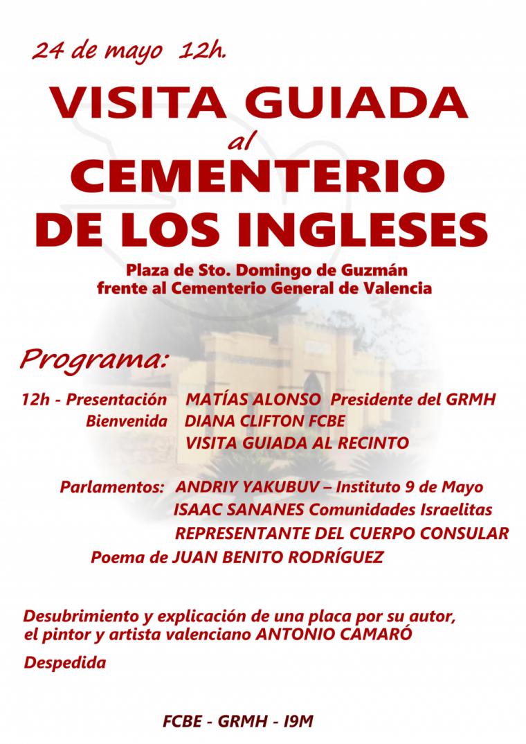 VISITA GUIADA AL 'CEMENTERIO DE LOS INGLESES' (Valencia)
 