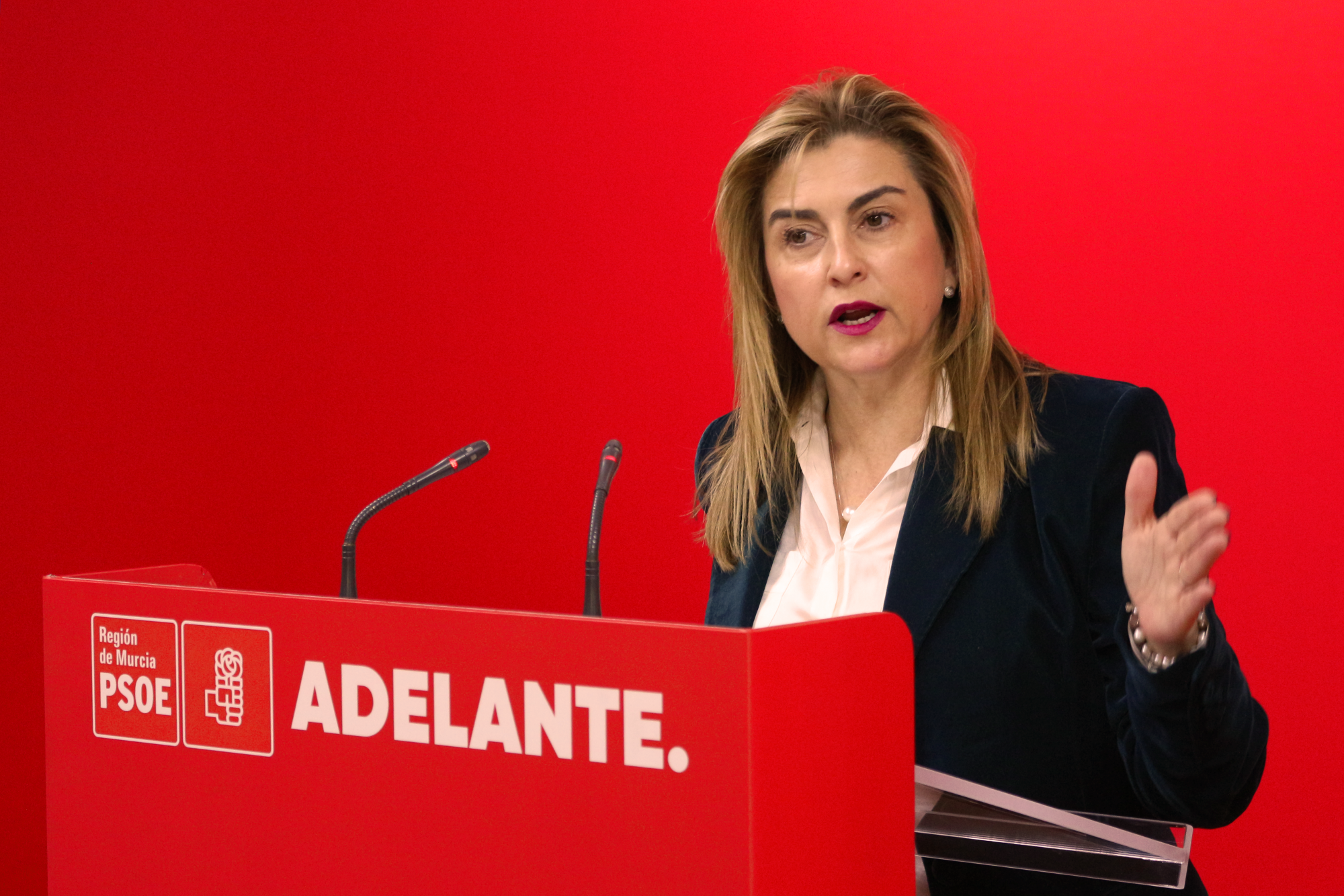 Carmina Fernández: “Al PP de López Miras la lealtad solo le ha durado 24h tras la visita de la Vicepresidenta Ribera y su petición de colaboración entre administraciones”