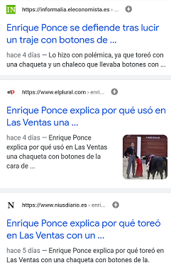 Nuevodiario.es lidera la opinión nacional con el artículo de Rogelio Mena sobre la “botonera franquista” de Enrique Ponce