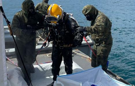 El Centro de Buceo de la Armada organiza el ejercicio DIVEX-21 en aguas de Cartagena