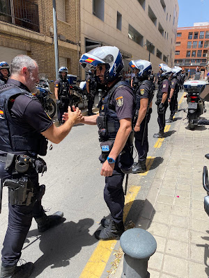 La UPR de la Policía Nacional de Alicante despide al más antiguo y uno de sus puntales en los últimos 16 años