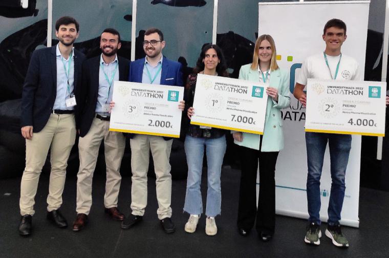 Equipos de la Universidad Politécnica de Madrid y de la Universidad Internacional de Valencia ganan la VI edición de Cajamar UniversityHack 2022