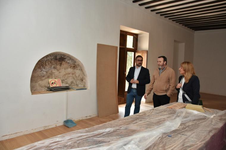 Las obras para la musealización del Palacio de Guevara de Lorca se encuentran al 40 por ciento de su ejecución