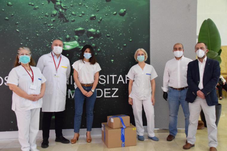 El Hospital Rafael Méndez recibe un respirador gracias a la campaña solidaria organizada por Aseplu, Cámara de Comercio y Ayuntamiento de Puerto Lumbreras
