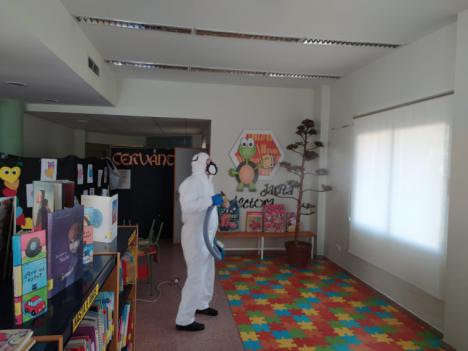 La Biblioteca Municipal de Puerto Lumbreras prepara sus instalaciones para la reapertura este lunes con horario especial