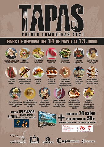 Una veintena de bares y restaurantes de Puerto Lumbreras participan en la Ruta de la Tapa, que contará con importantes premios para los clientes