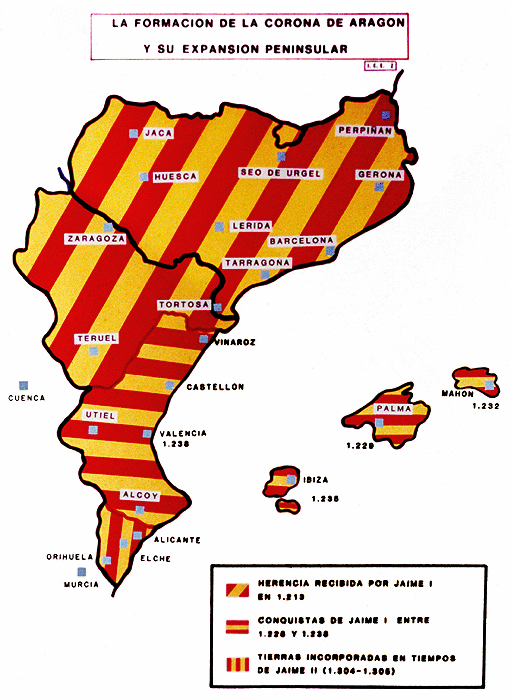Viaje a Cataluña desde el sur de la corona de Aragón