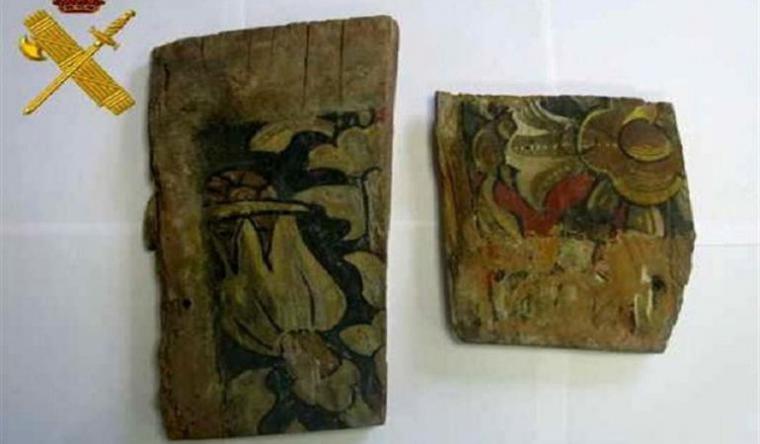 Recuperados en Bailén fragmentos del artesonado mudéjar del siglo XV de una iglesia de Valladolid