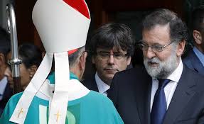 Rajoy se encomienda a la iglesia para solucionar el problema catalán