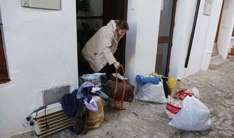 Regresan a sus hogares los vecinos desalojados en Grazalema