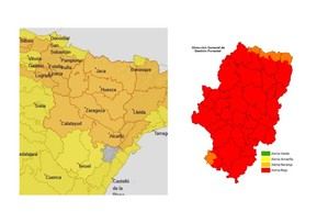 Alerta por calor extremo y riesgo de incendios en Aragón este lunes