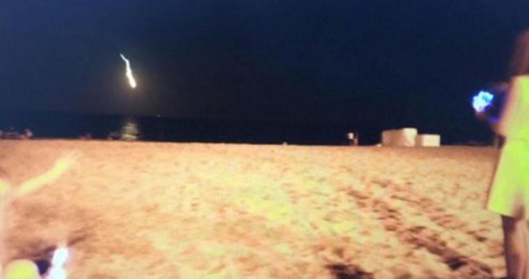 Una gran bola de fuego ha sido vista en el litoral catalán
 