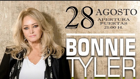 Bonnie Tyler en Almería el 27 de agosto