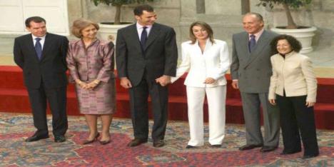 Juan Carlos y Leticia, no se tragan