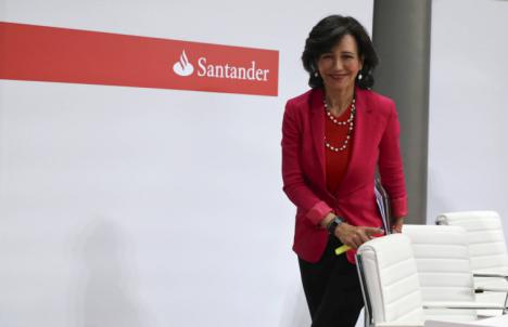  El Santander cede un 3,25% en bolsa