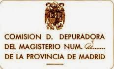 'La depuración del Magisterio español', por Pedro Cuesta Escudero autor de La Comisión Depuradora. Represión en la escuela
