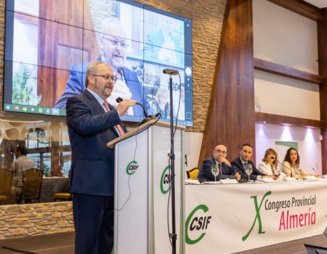 Juan Fernández Cabezas, reelegido presidente de CSIF Almería