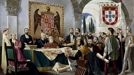  
'El Tratado de Tordesillas', por Pedro Cuesta Escudero, autor de “Colón y sus enigmas y de Mallorca, patria de Colón”