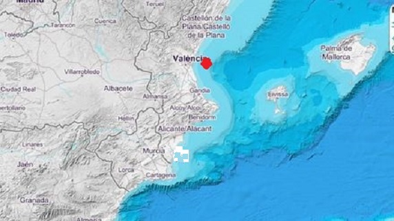 Valencia ha sido sacudida por 22 pequeños terremotos