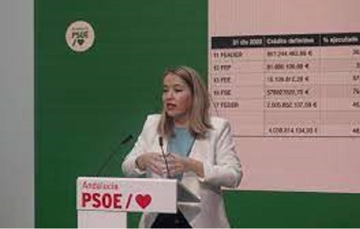 El PSOE-A lamenta que Moreno Bonilla deja sin ejecutar 2.000 millones de Fondos Europeos