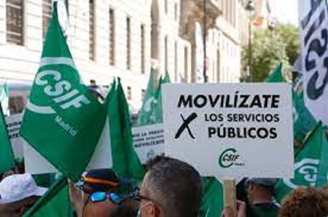 CSIF se movilizará para exigir a la Junta la recuperación de las ayudas de Acción Social de los empleados públicos y las pagas extra pendientes desde hace una década